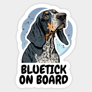 Bluetick on Board Sticker